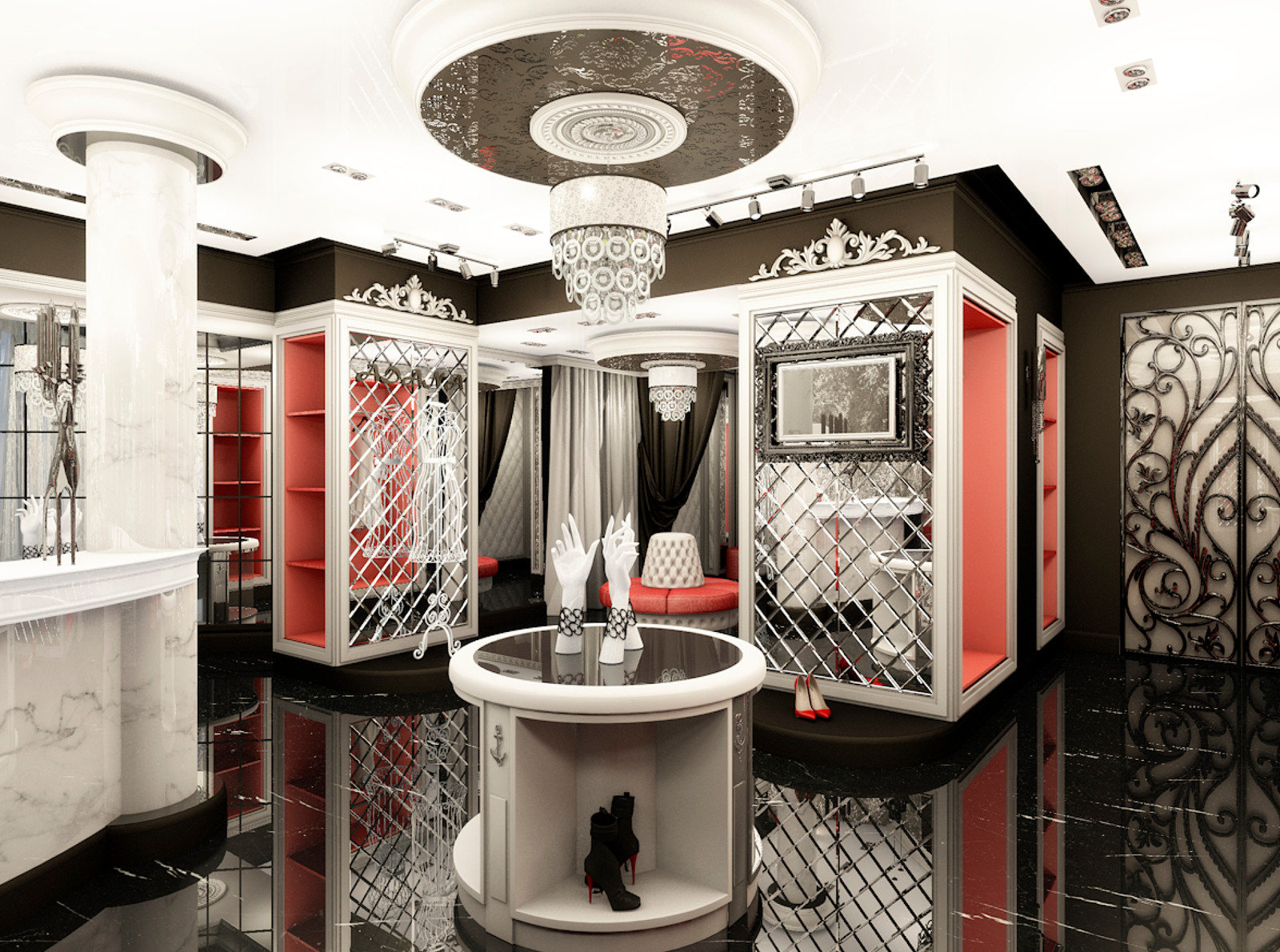 Дизайн бутика и салона красоты