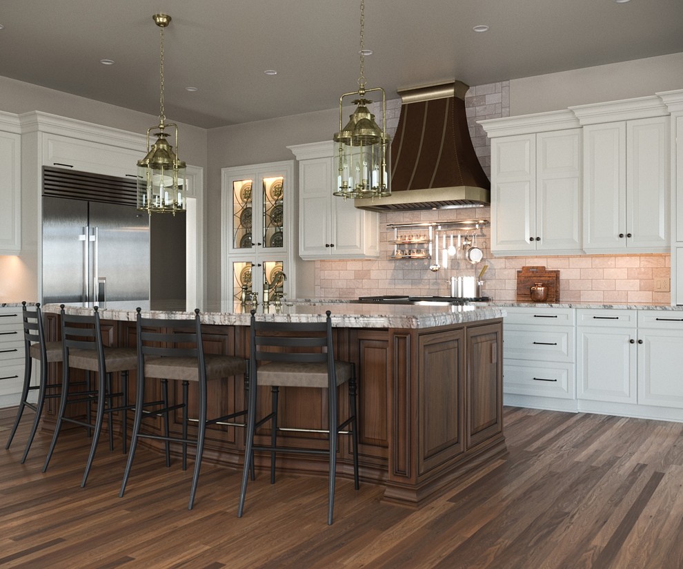 Mountain style kitchen photo in Richmond