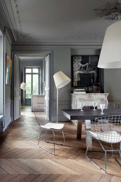 bourgeoise revisit&eacute;e contemporary-dining-room