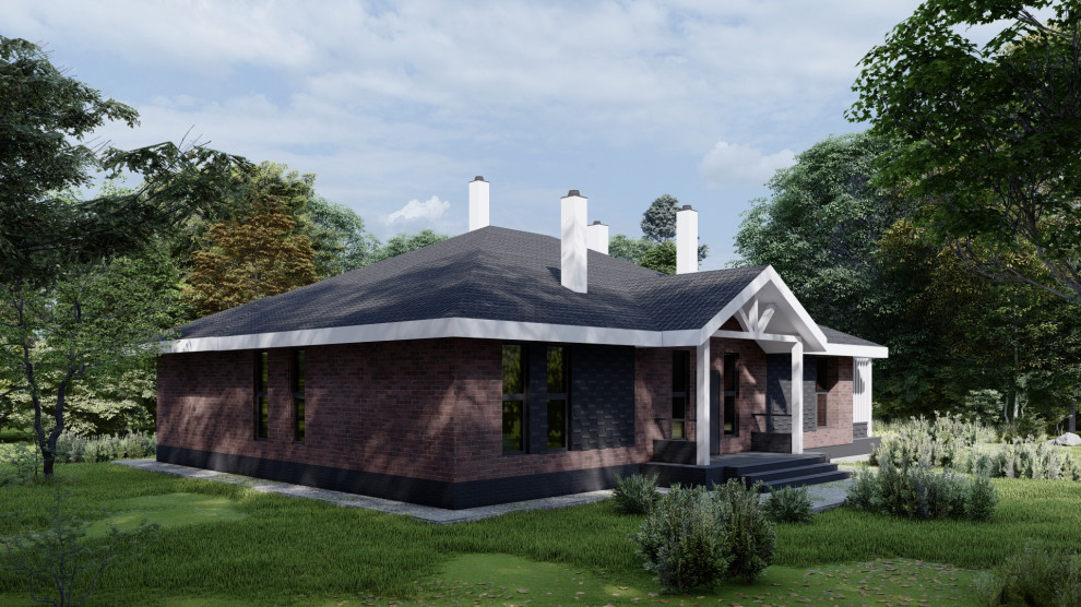 Проект одноэтажного дома