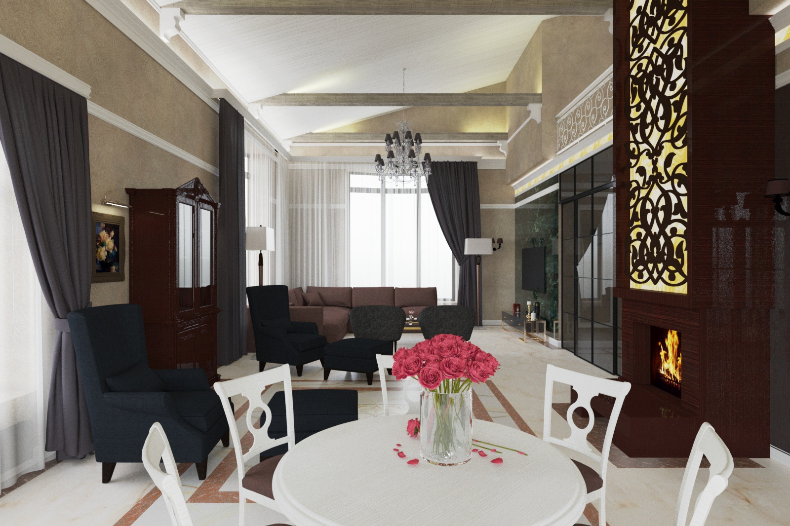 Классика в коттедже