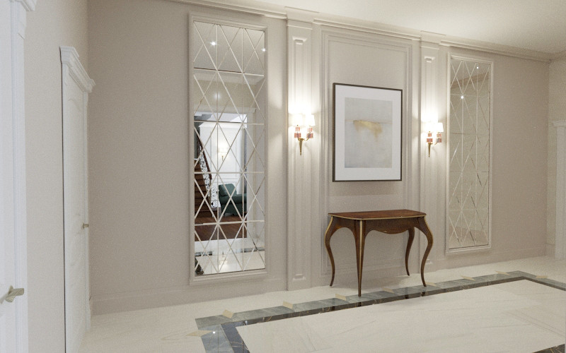 Классика. Проект в пос."Снегири" в г.Томск 2019 г.