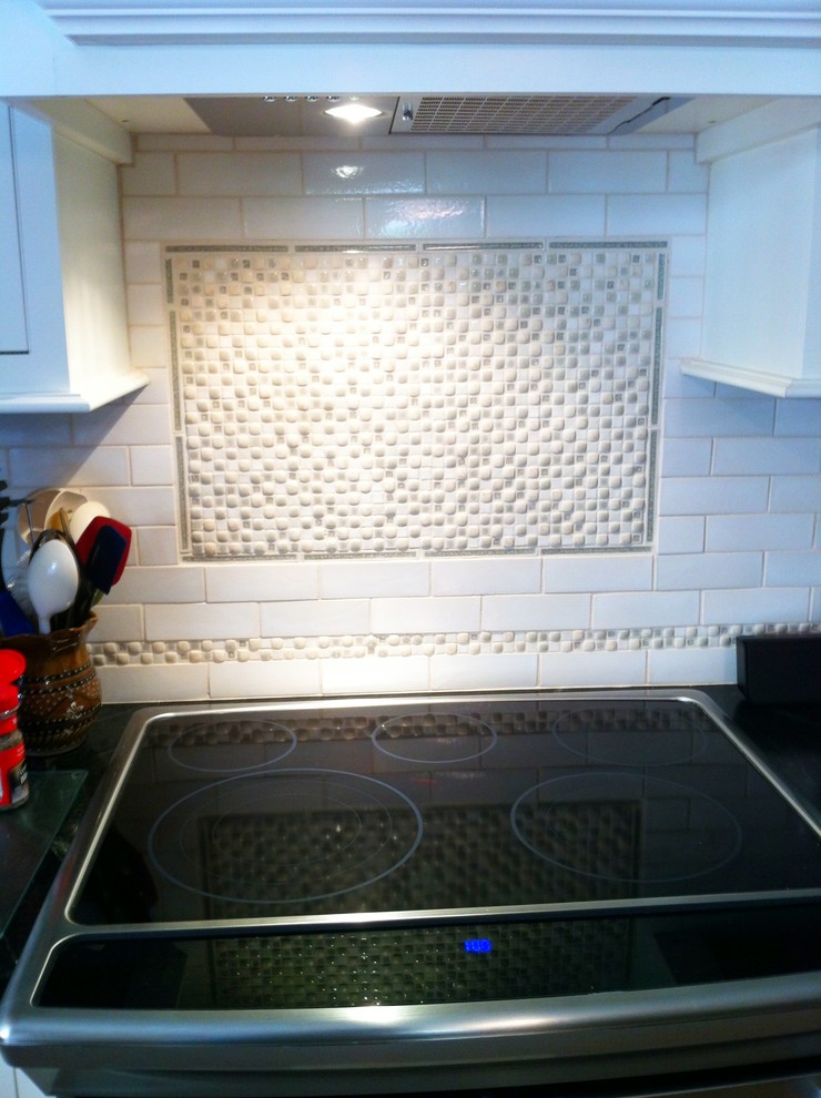 Inspiration for a transitional kitchen remodel in Boston
