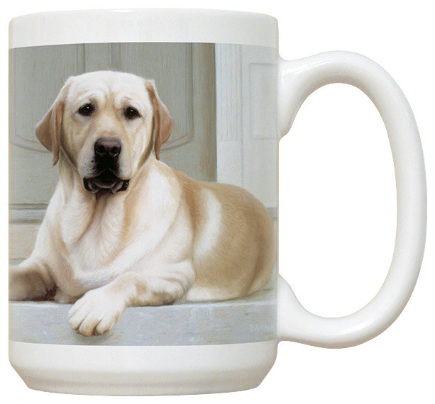 yellow lab coffee mug