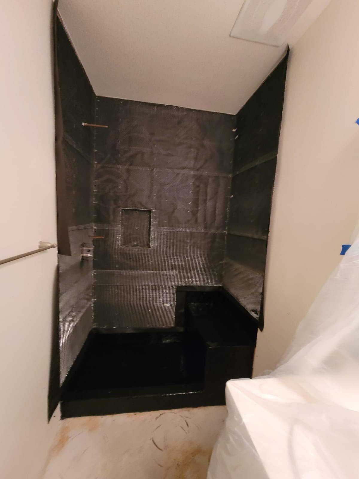 Shower Water Proofing Process