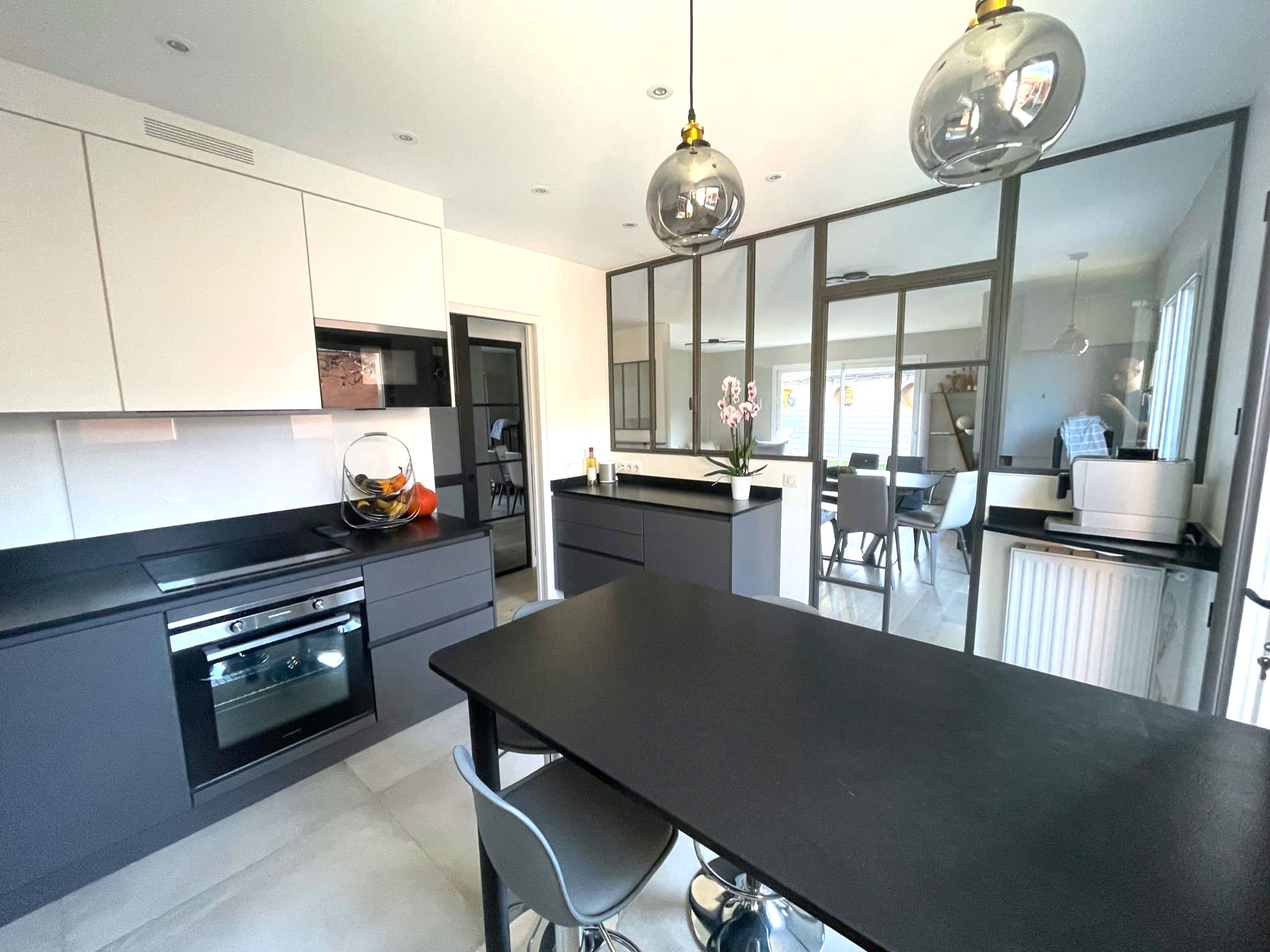 Rénovation totale séjour cuisine