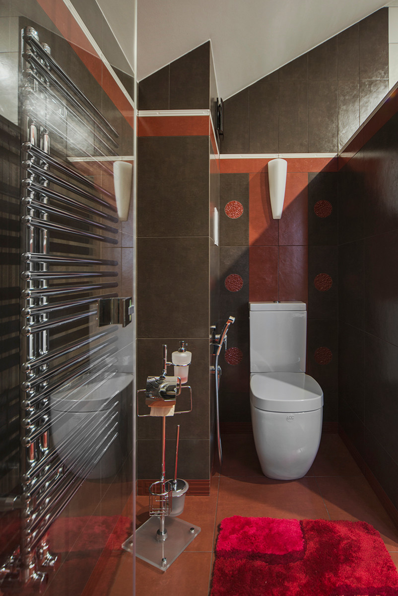 Дом из бруса в поселке Гавриково. Санузлы.