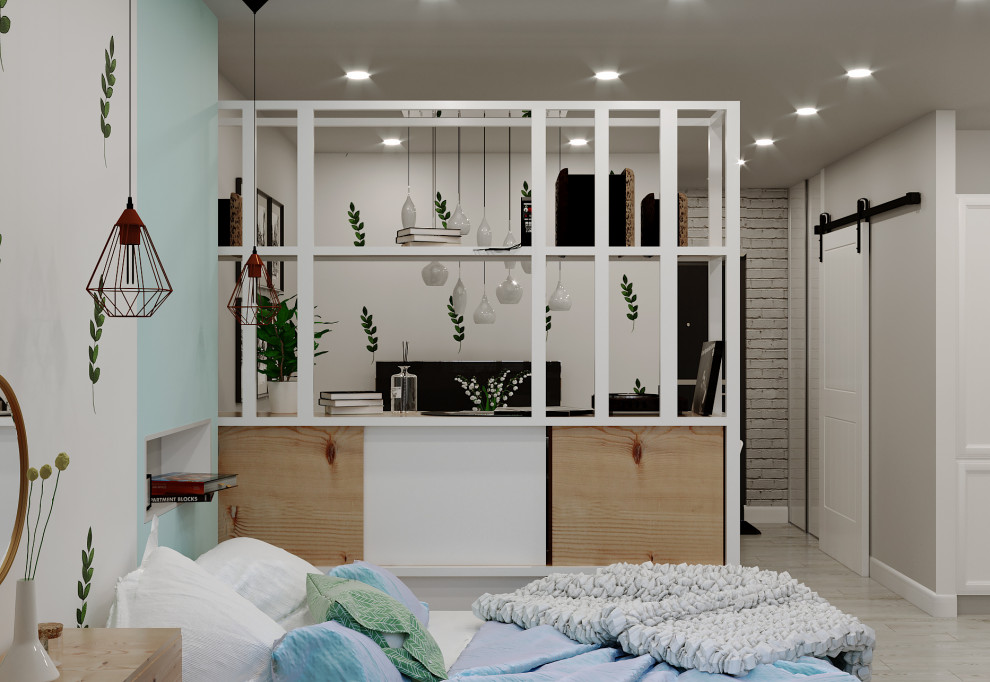 квартира для молодой семьи с ребёнком - спальня