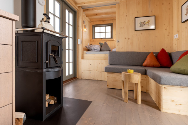 Tiny Haus rustic-living-room