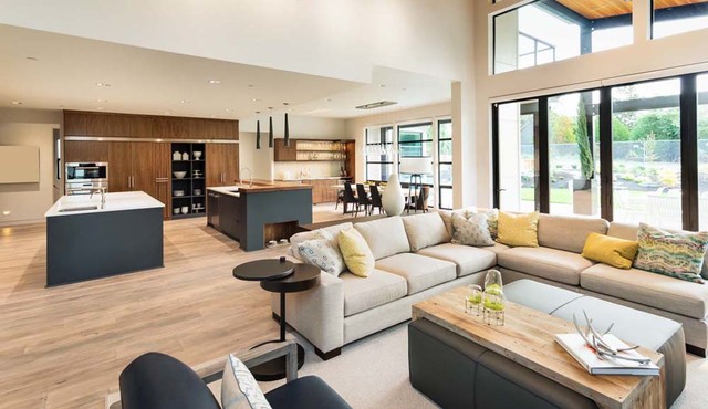 Interior design modern-vardagsrum