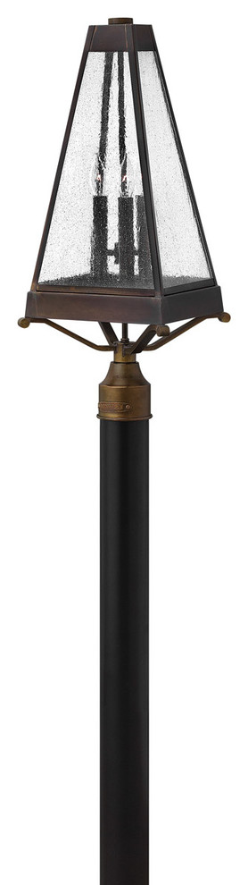 Hinkley Lighting 2071SN Valley Forge 3 Light Post Lights & Accessories in Sienna