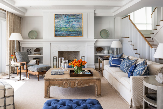 Bayside Serenity beach-style-living-room
