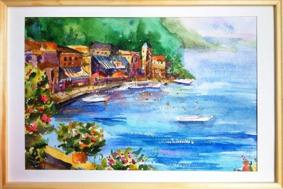 картины акварелью