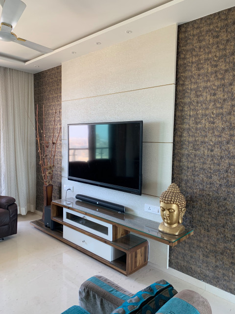 Living Room Tv Panel Mumbai By Studio29 Houzz