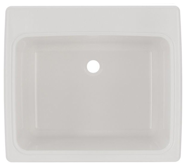25 W X 22 D Swanstone Utility Sink White