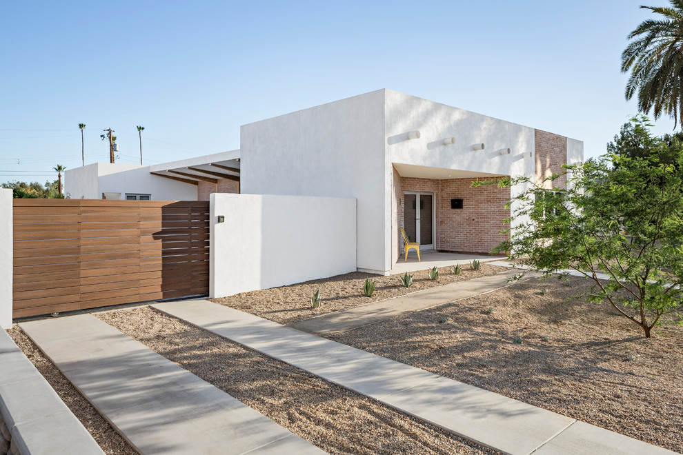 Example of a trendy exterior home design in Phoenix