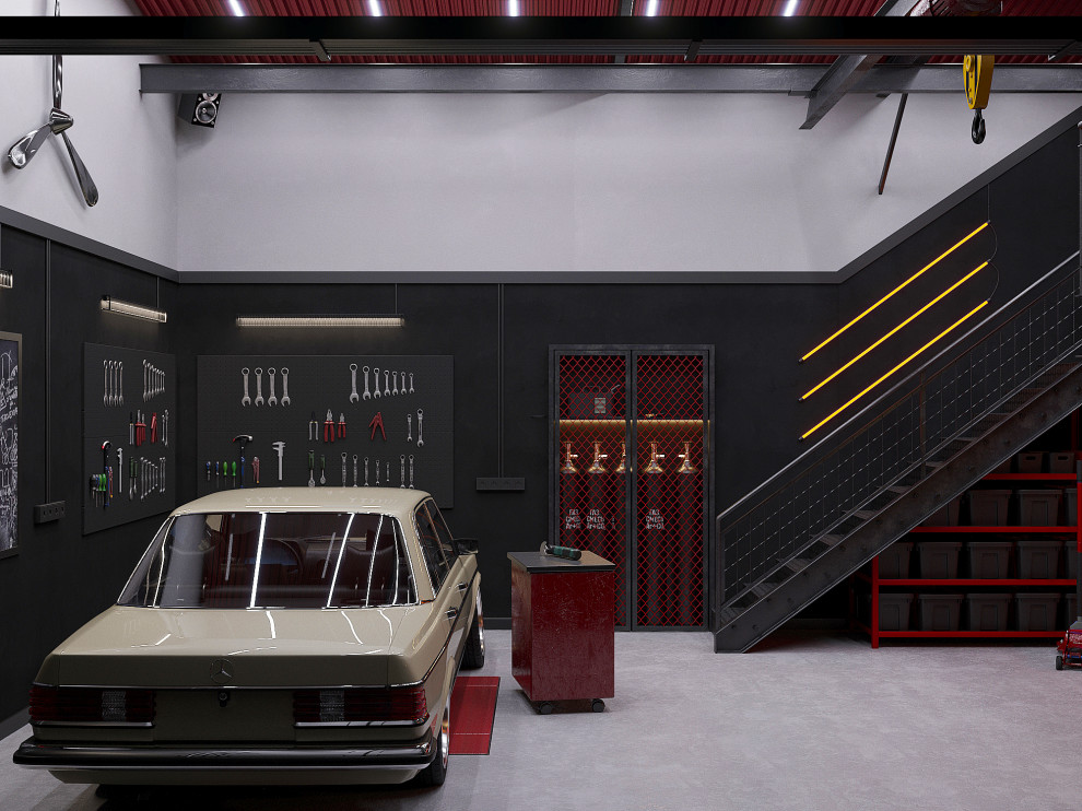 Гараж для двух друзей