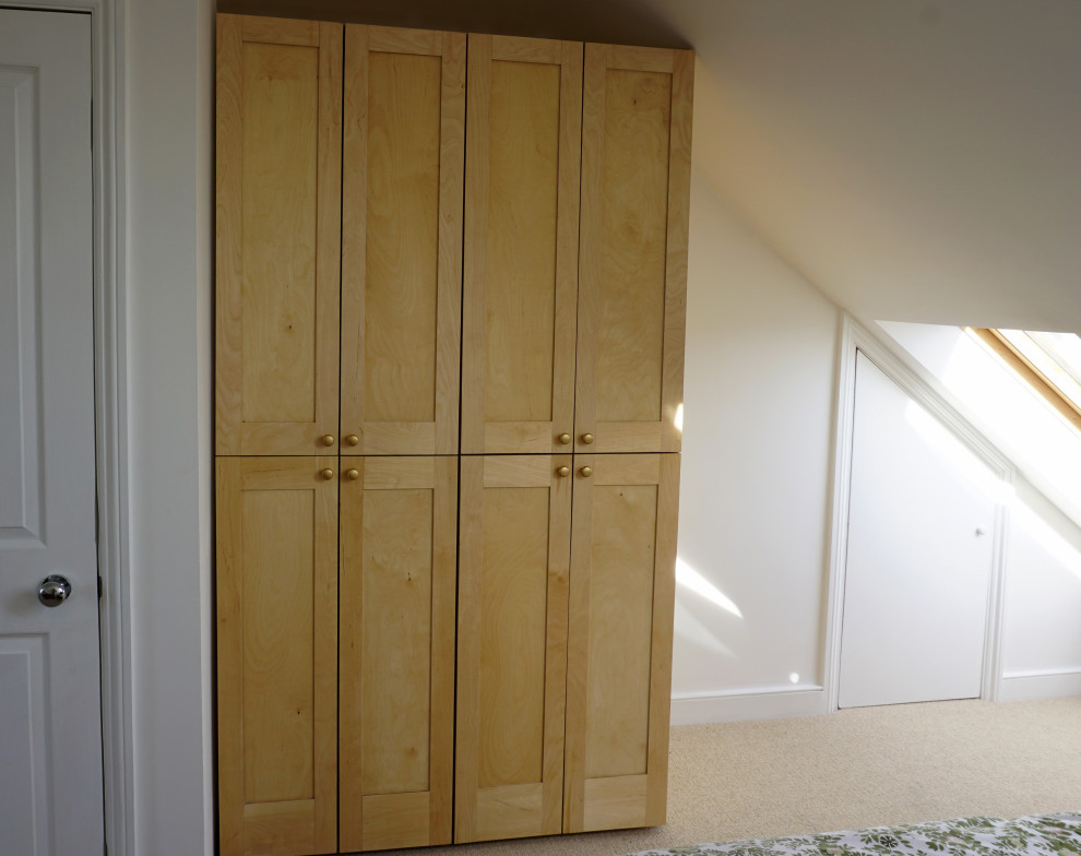 Birch plywood wardrobe