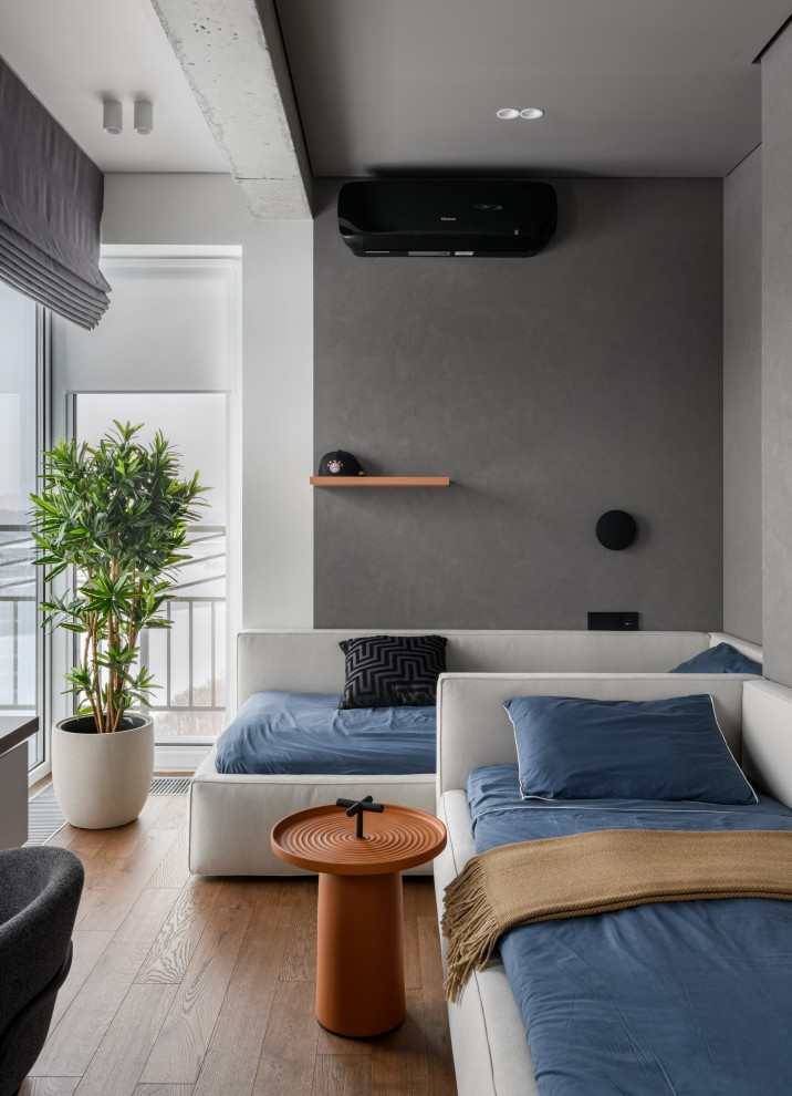 Брутальная трехкомнатная квартира 90 кв.м. с видом на реку