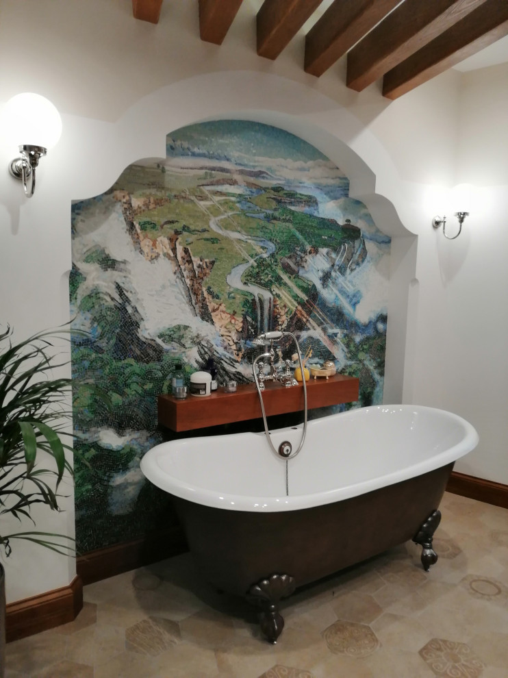 Artictic mosaic "Waterfall"