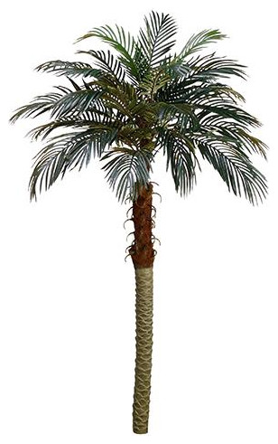 8' Artificial Phoenix 2 Palm Tree Plant Silk Pool Patio Deck Sago Date notpotted 