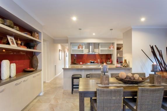 Epping, Open Plan area eclectic-kitchen