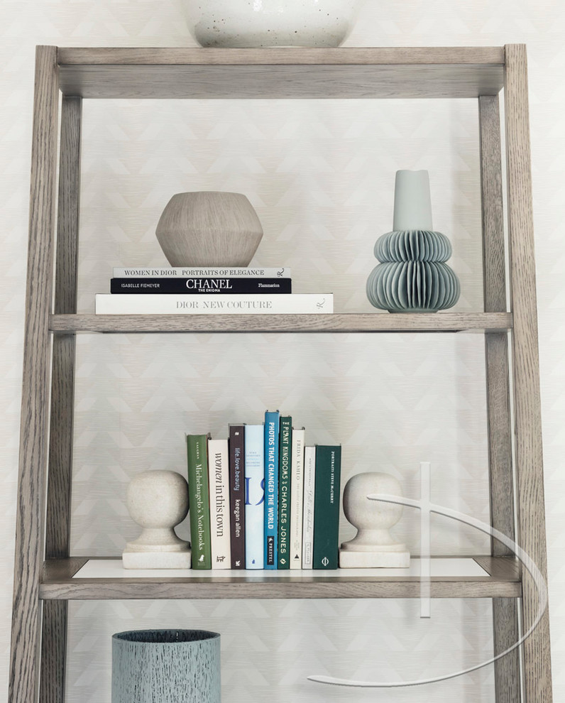 Example of a transitional home design design in Boston