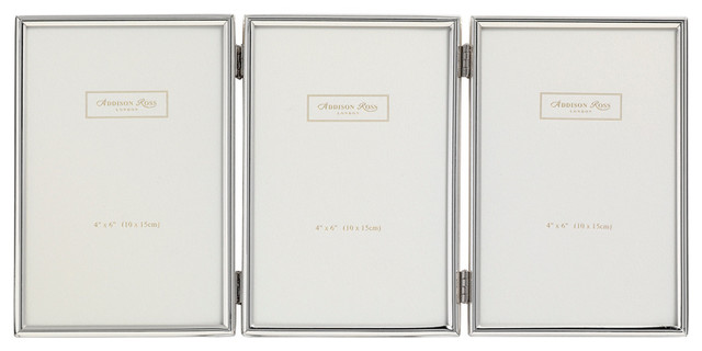 Addison Ross Triple Thin Silver Plated Frames Contemporary Addison Ross Triple Thin Silver Plated Frames