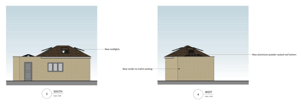Demolition, construction and extension