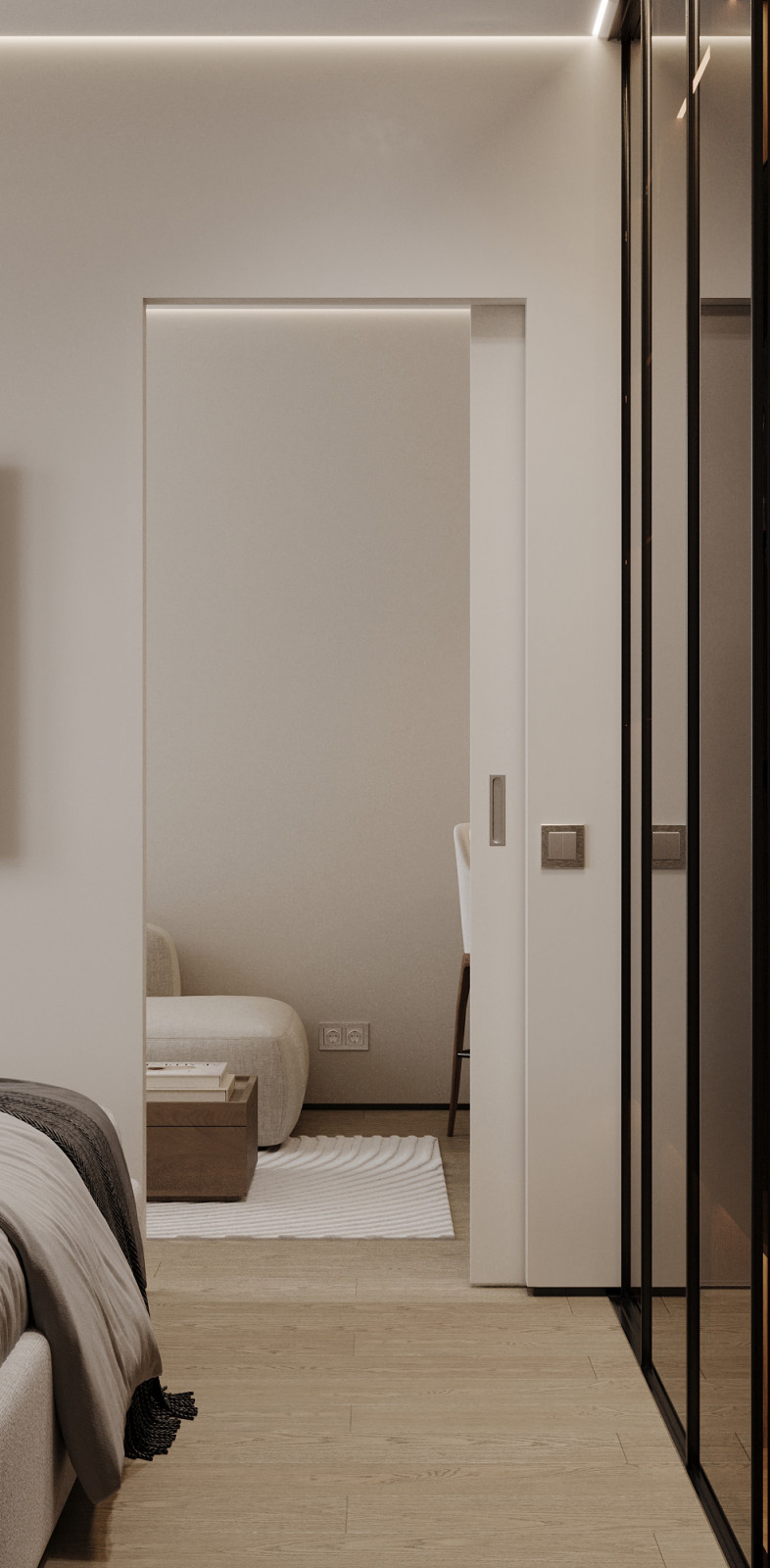 Эскизный проект интерьерной квартиры в Москве