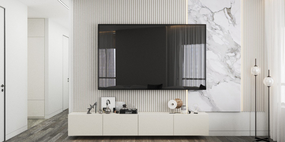 Современный интерьер в ЖК Крылья