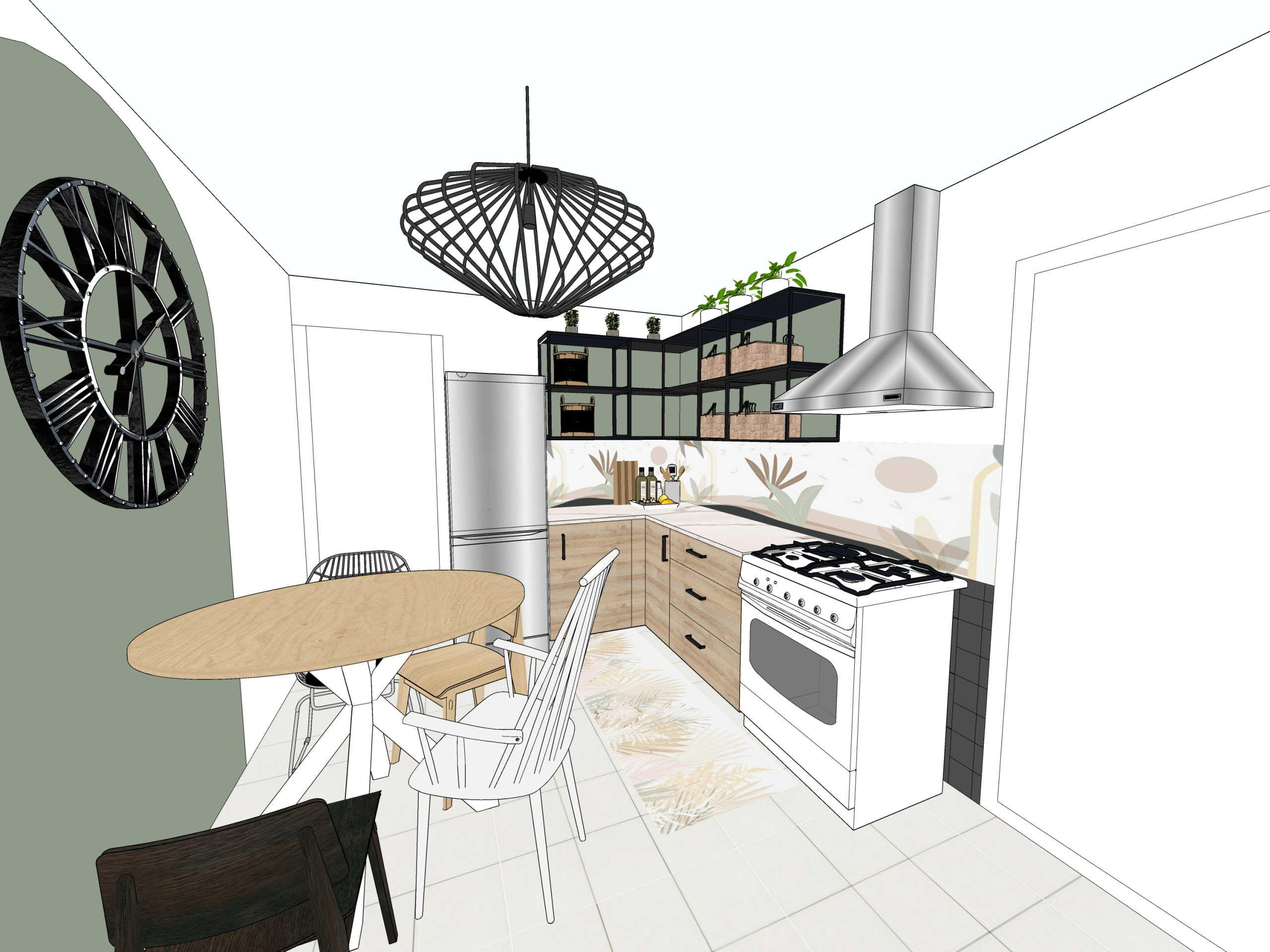 Relooking cuisine- customiser crédence