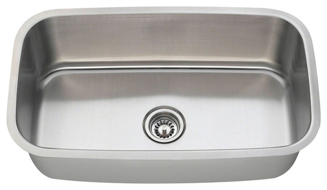 polaris sink p813 single basin undermount kitchen sink