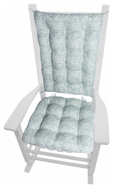 Tibet Spa Mandalas Rocking Chair Cushions Latex Foam Fill Rocking Chair Cushions Latex Foam Fill