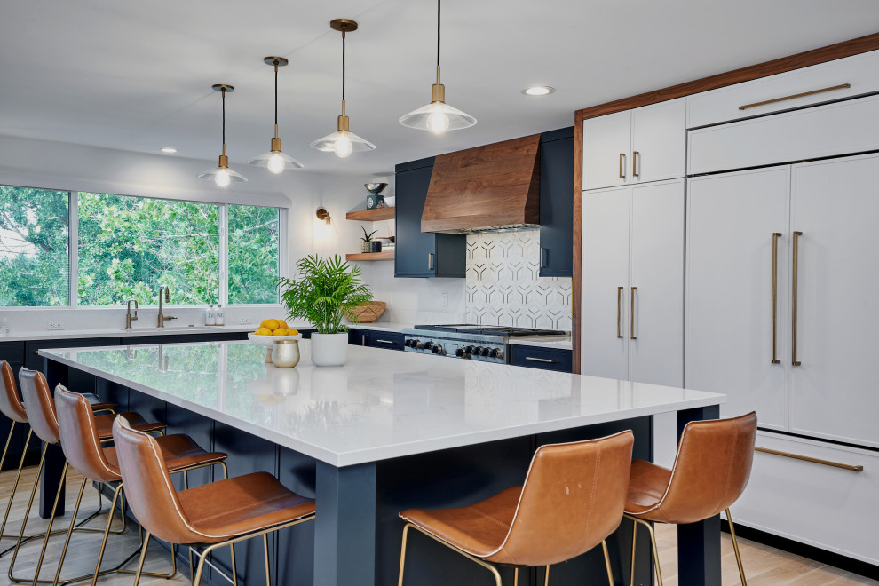 Inspiration for a transitional kitchen remodel in Denver