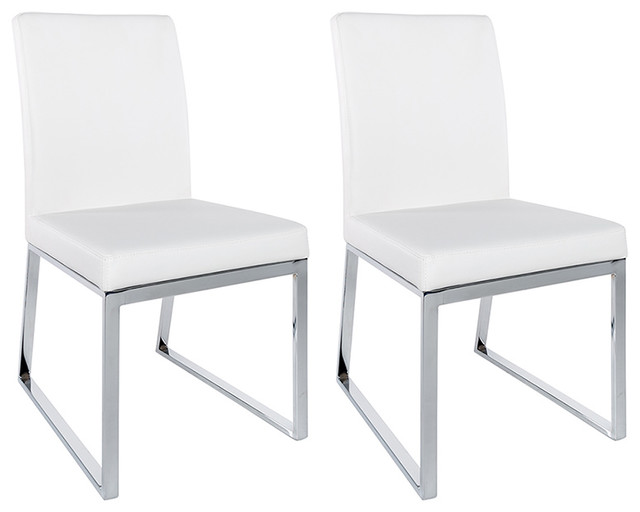 Black Real Leather Dining Chairs With Chrome Legs Chair Design Ideas Urbanmod Lexington Parsons Chair Faux Leather Chrome Dining Room Amusing Real