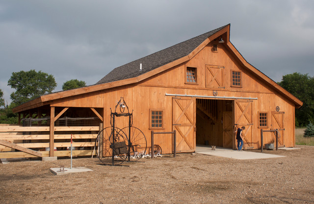 SD Horse Barn - Traditional - Shed - Other - by Sand Creek ...