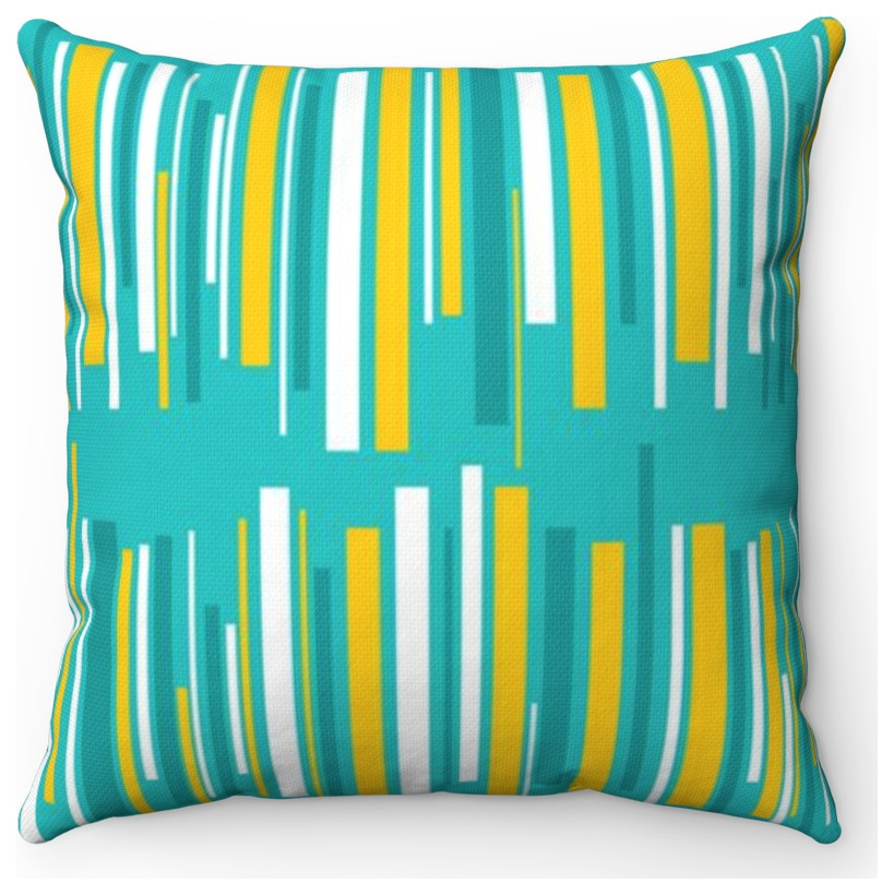 Mid Century Modern Outdoor Pillow , Clinton Contemporary Outdoor