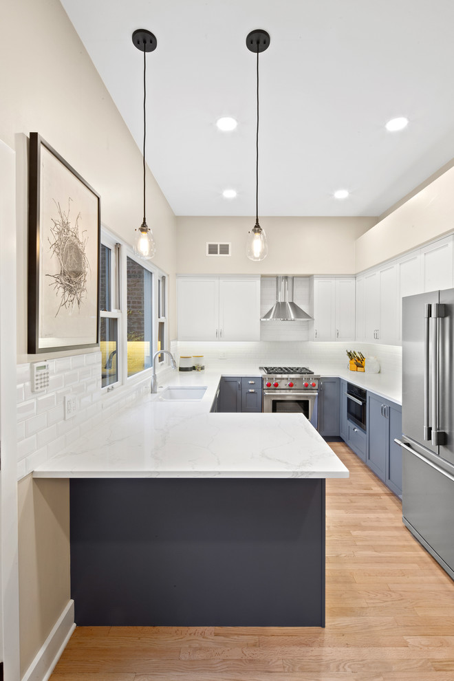 Kitchen - transitional kitchen idea in Chicago