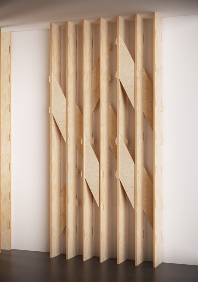 Дизайнерская панель-перегородка для зонирования