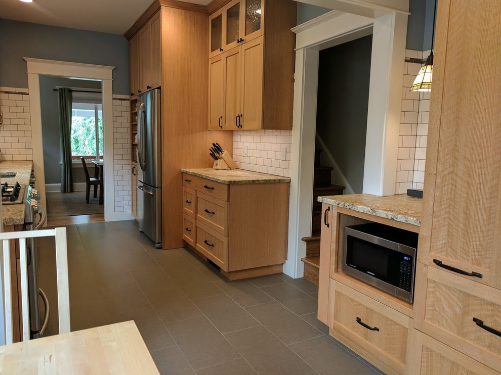 SE Rift Oak Shaker - Craftsman - Kitchen - Portland - by ...