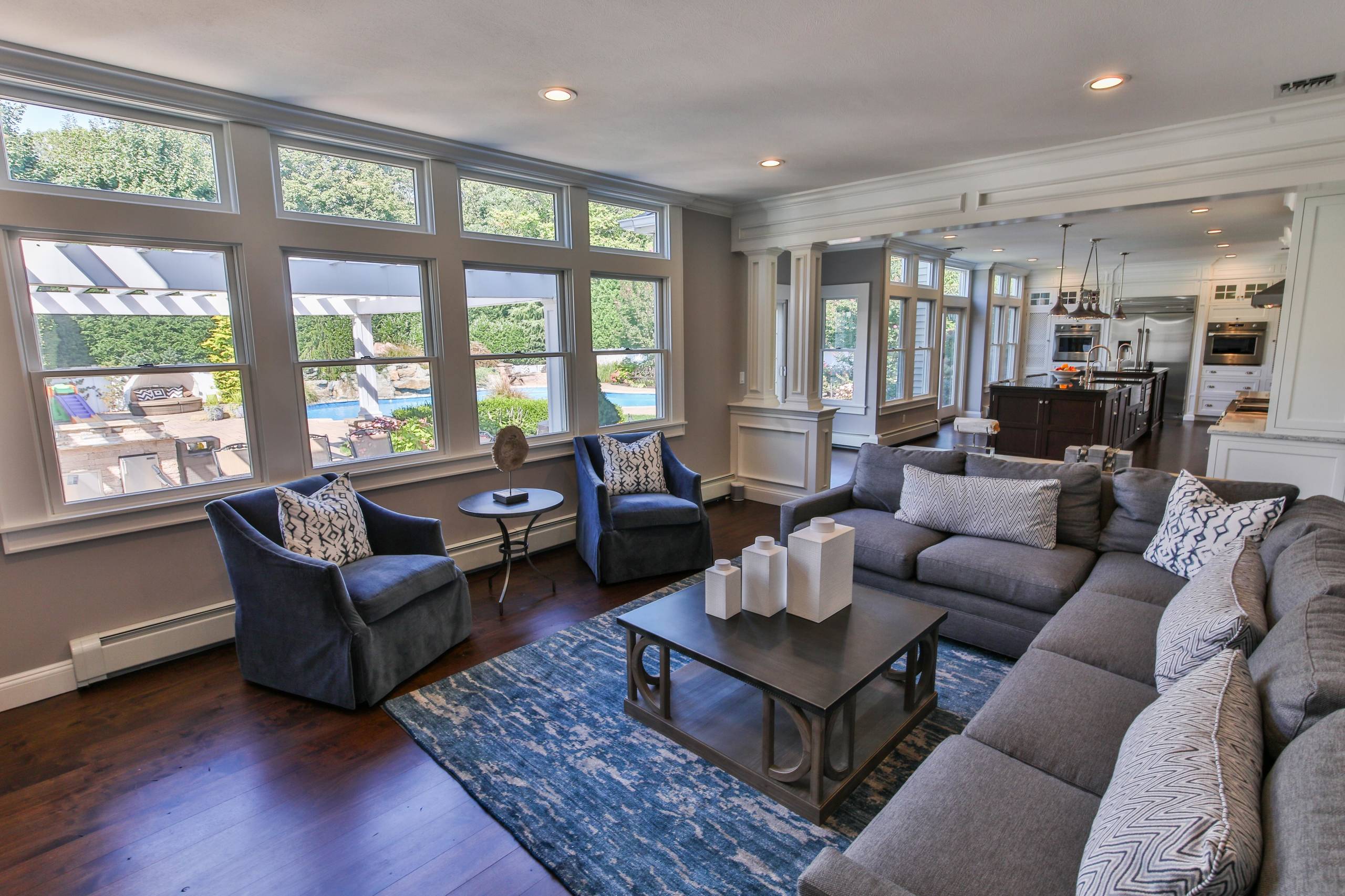 Transitional Kitchen/Great room