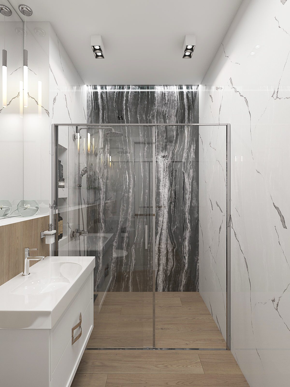 Проект в коттеджном посёлке Каменки