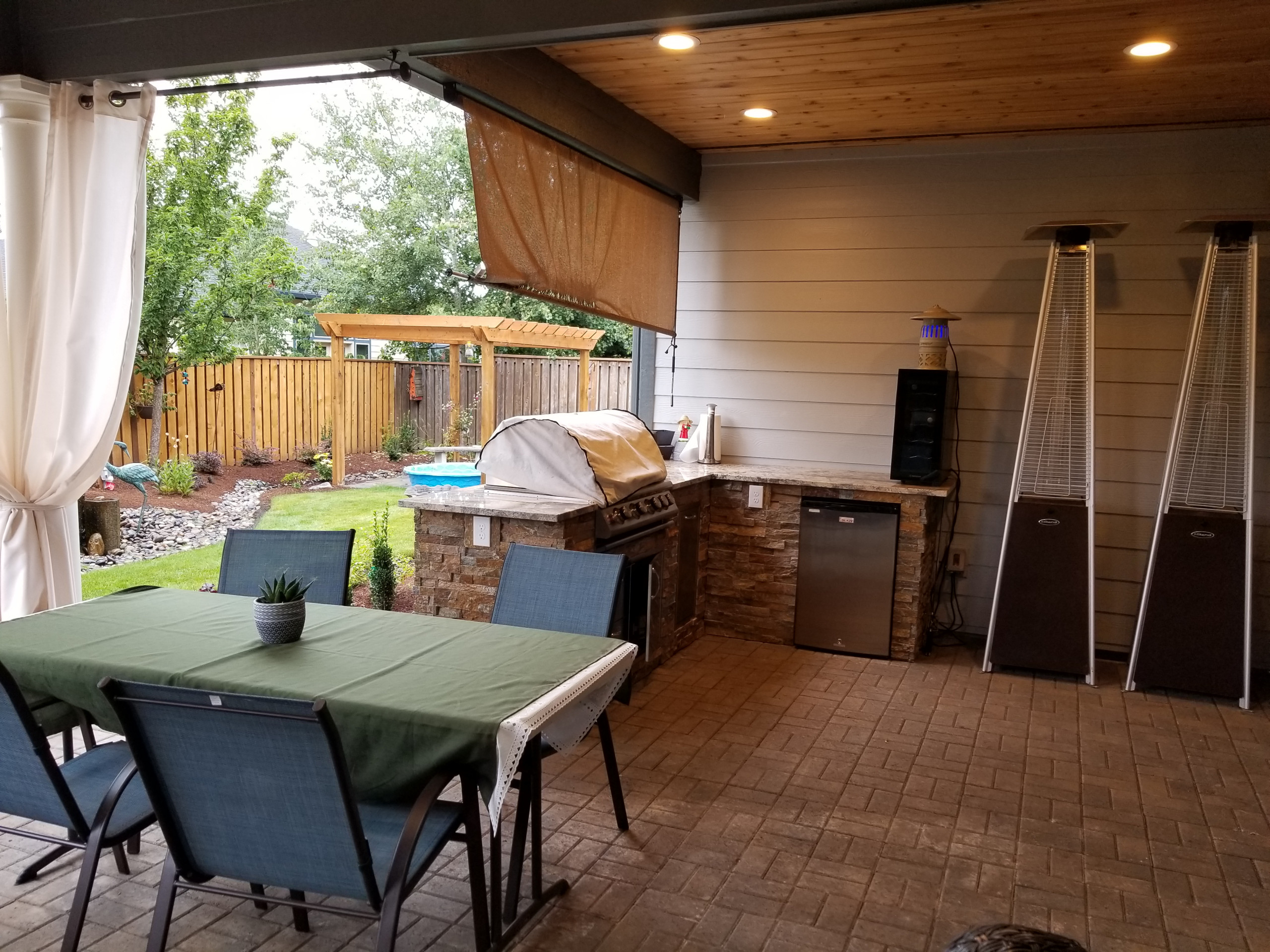 outdoor living space