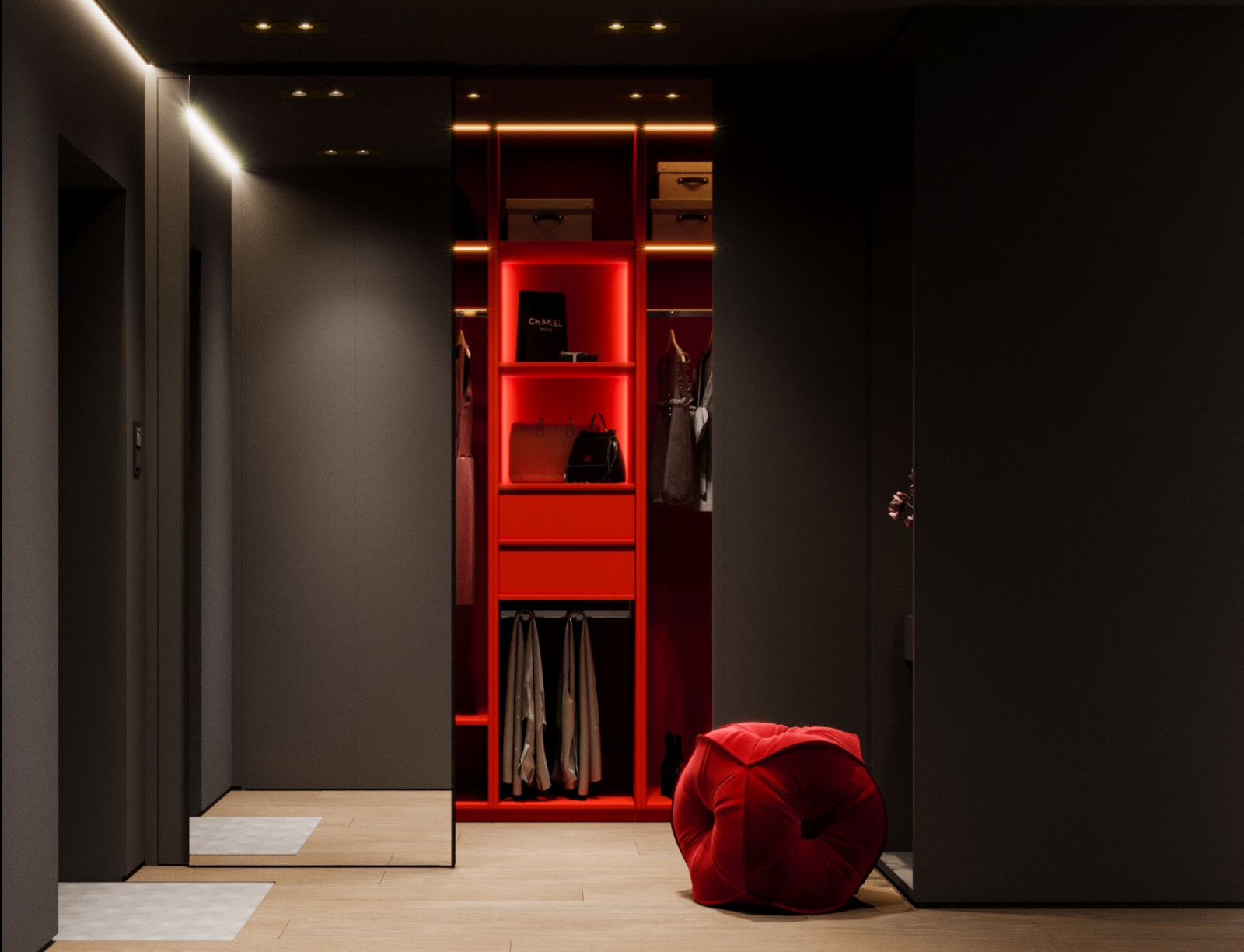 Черно-белая квартира