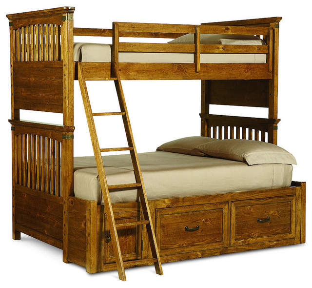 Legacy Classic Kids Bryce Canyon Twin Over Full Bunk Bed With Underbed Storage