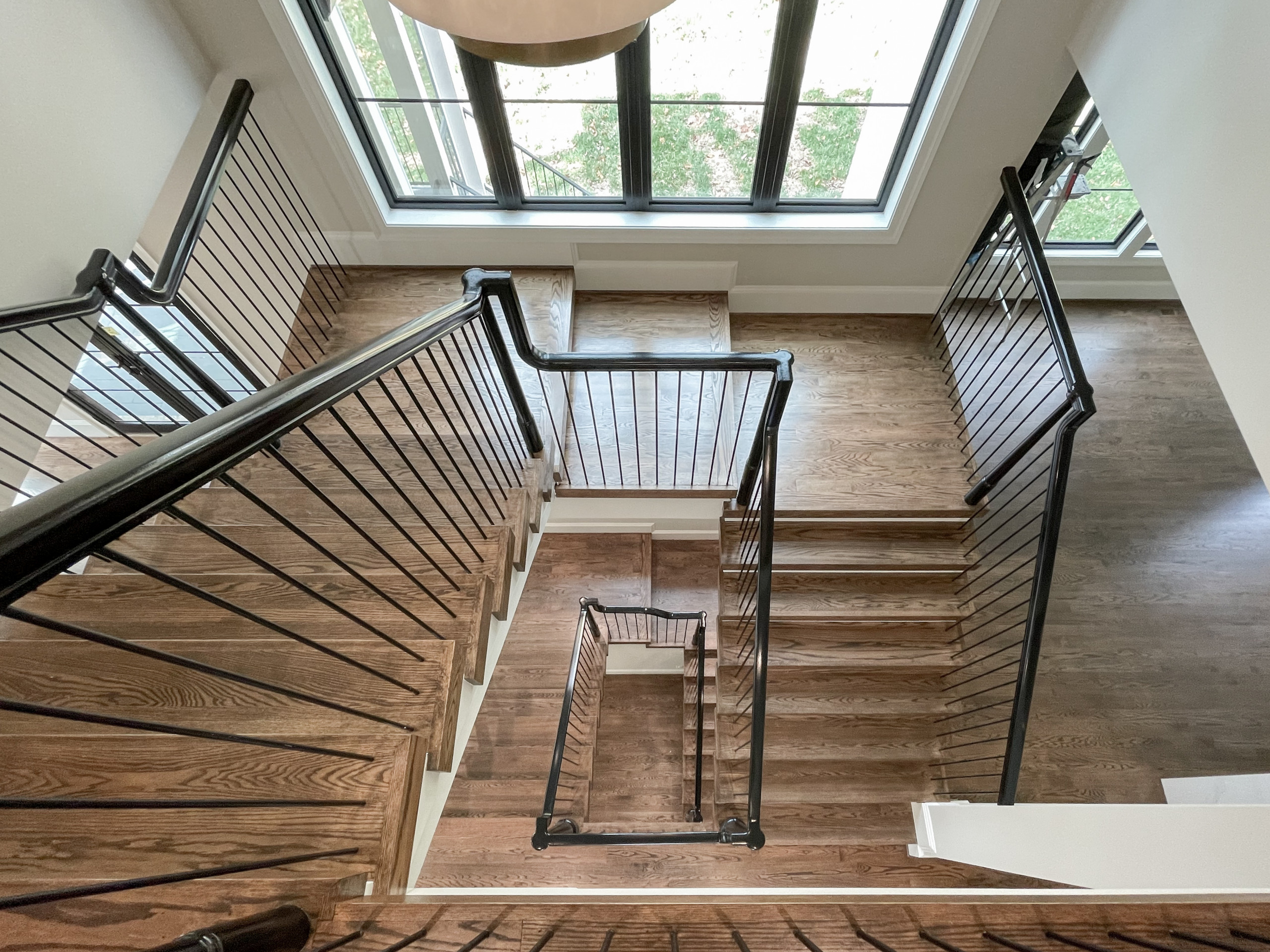 89_Eclectic and Edgy Staircase in French Contemporary Residence, McLean VA 2210