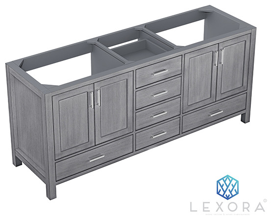 Jacques 72 Vanity Cabinet Only Transitional Bathroom Vanities And Sink Consoles By Residential Baths Houzz Jacques 72 Vanity Cabinet Only, Double Vanity With Drawers Only