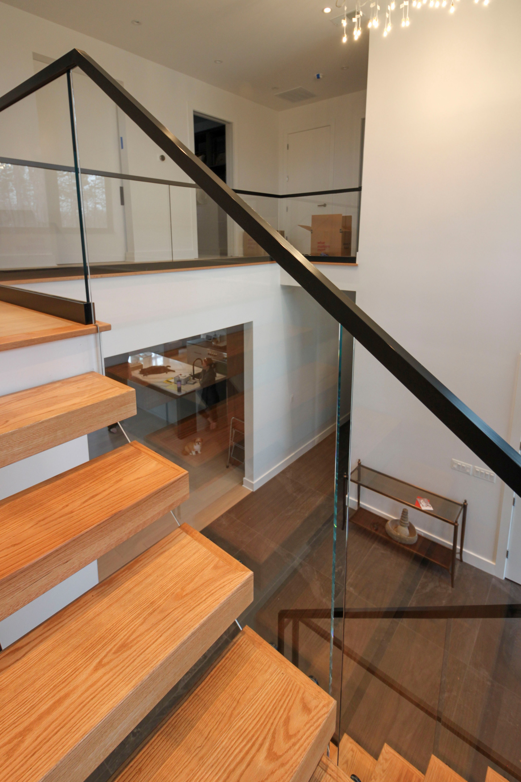 98_Sun Filled Modern Staircase Surrounded by Private Forest, Clifton VA 20124