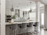 Transitional Kitchen by Leslie Williams Interior Design